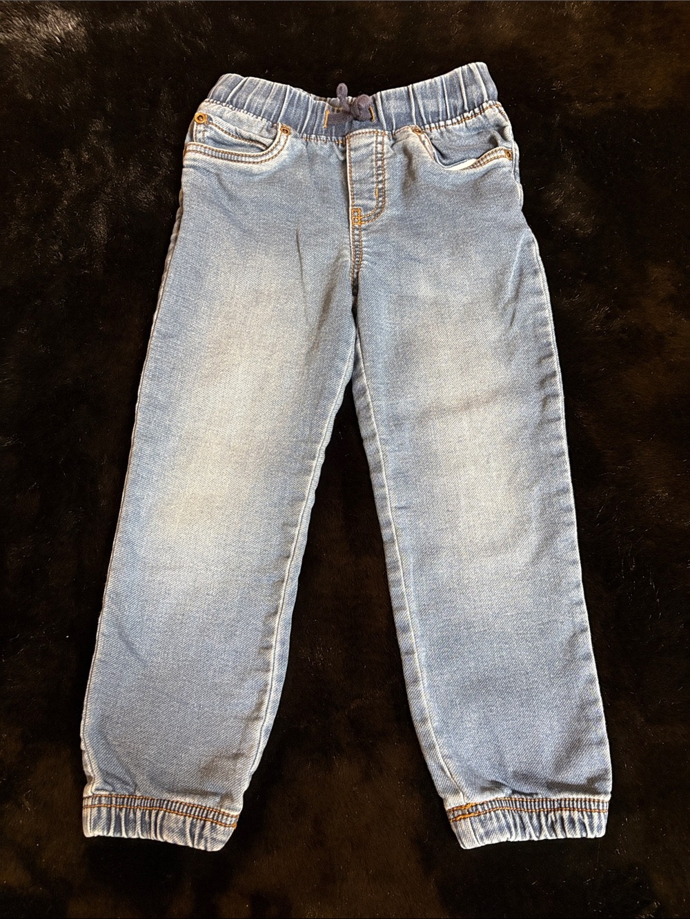 Carter's Light Blue Denim Jogger Pants for Kids